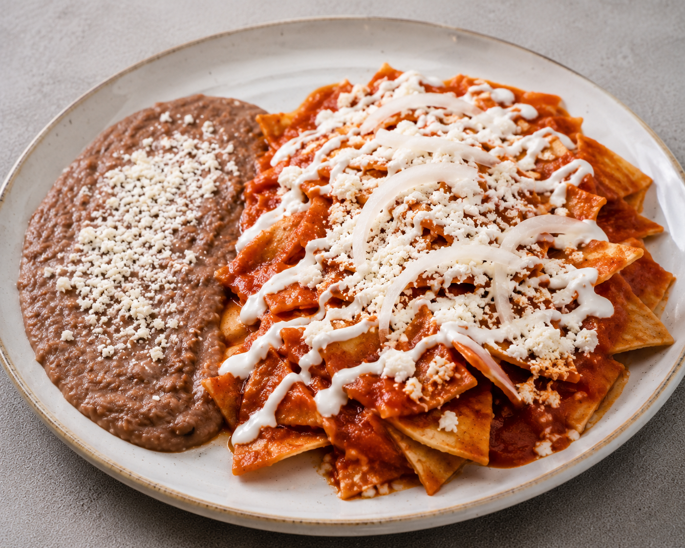 Chilaquiles Rojos Sencillos