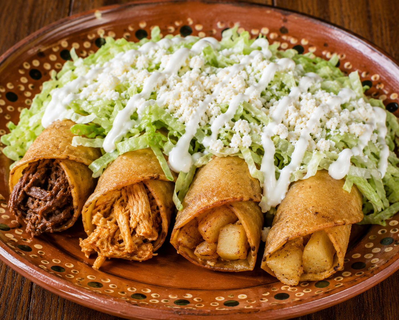 Orden de Tacos Dorados