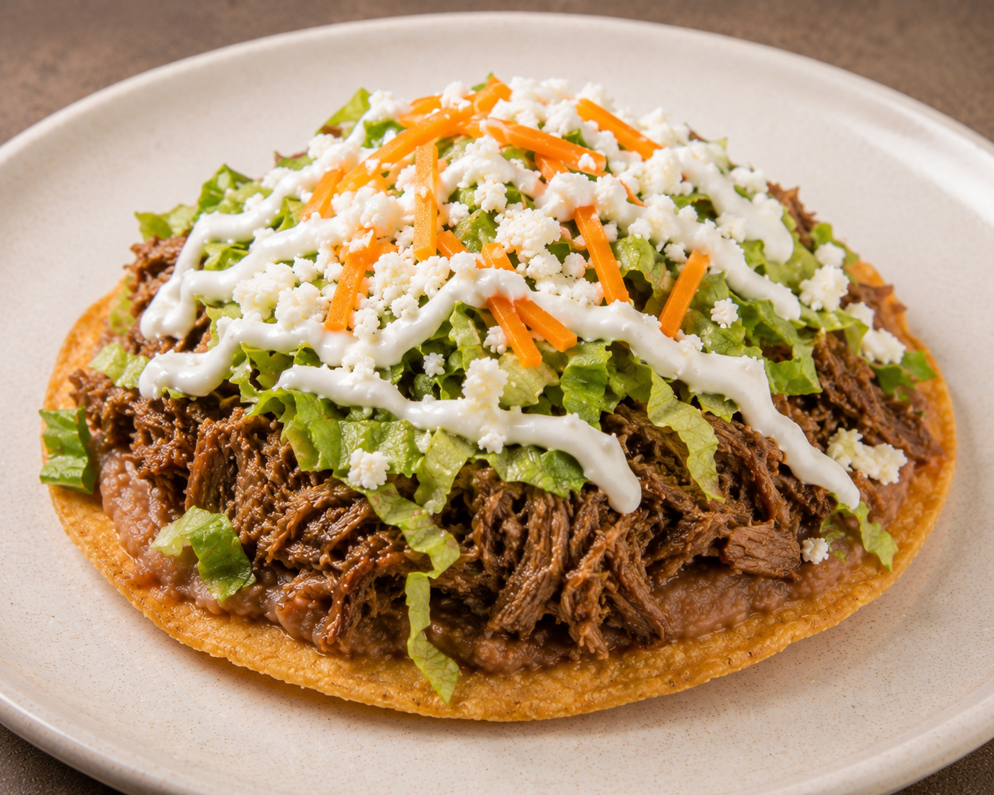 Tostada de Carne